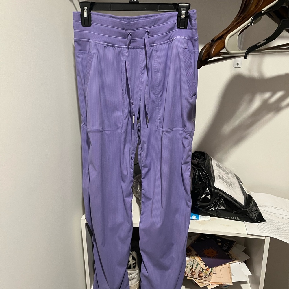 Lululemon dance studio pants in dark lavender